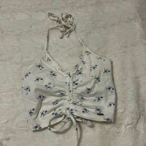 Cute Floral Halter Top